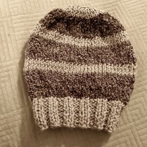 NWOT Hand Crafted Double Knit Hat